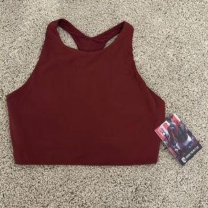 Born Primitive Synergy Cropped Sports Bra Sangria